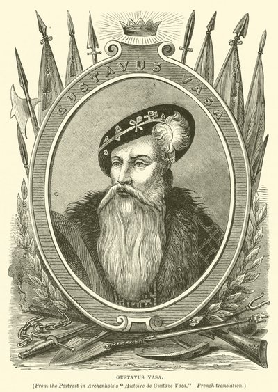 Gustavus Vasa (gravering) af English School