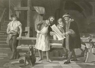 Gutenberg 1400-1468 af English School