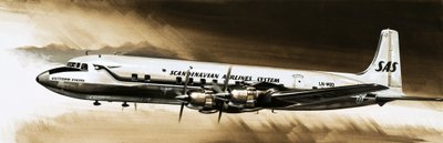 Guttorm Viking, eine skandinavische DC-7C von English School