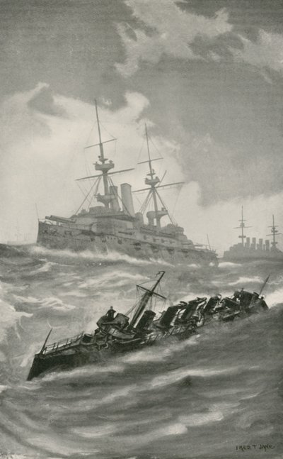 H. M. S. Mars, Terrible og Dragon Cruising i Den Engelske Kanal af English School