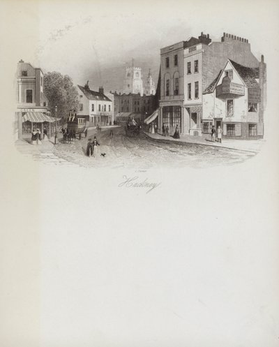 Hackney (gravering) af English School