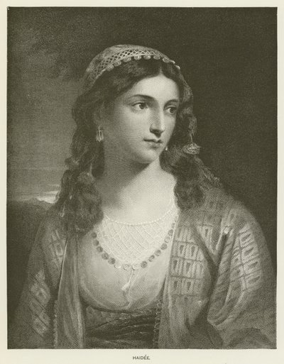 Haidee (gravering) af English School