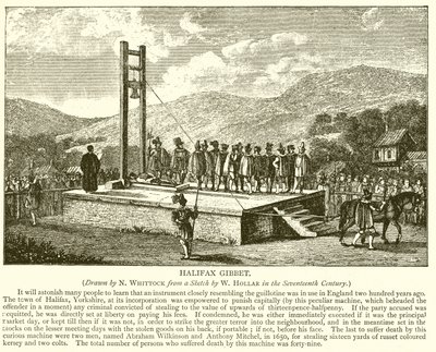 Halifax Gibbet af English School