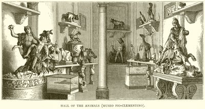 Dyrenes sal (Museo Pio-Clementino) af English School