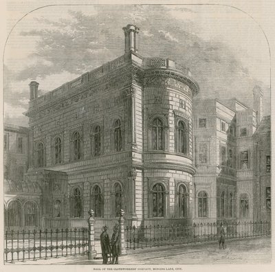 Hall of the Clothworkers Company, Mincing Lane, London af English School