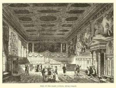 Hall of the Grand Council, Ducal Palace  af English School