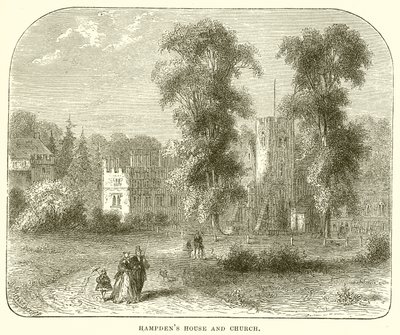 Hampdens Hus og Kirke af English School