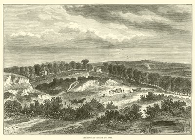 Hampstead Heath i 1840 (gravering) af English School