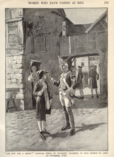 Hannah Snell, melder sig til King George II
