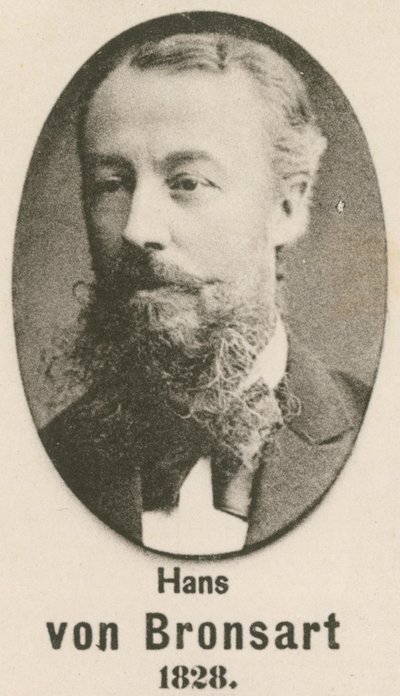 Hans von Bronsart (gravering) af English School