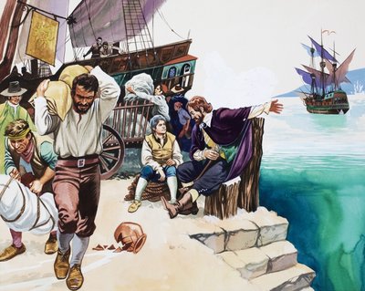 Havnescene af English School