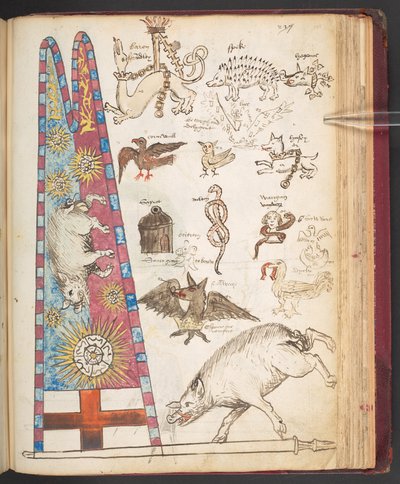 Harley 4632, f.242, Richard III