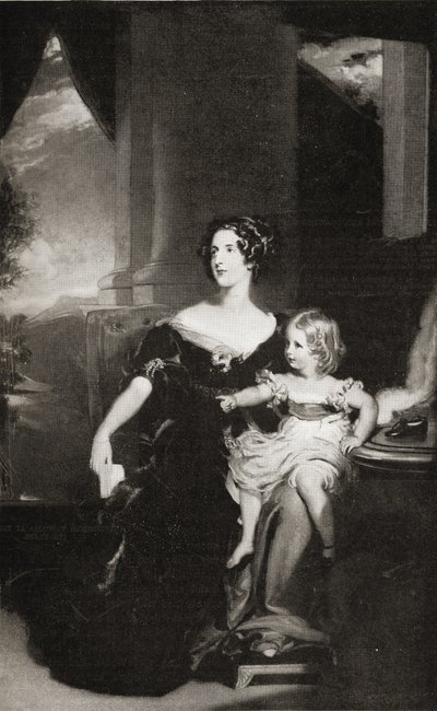 Harriet hertuginde af Sutherland (1806-68) af English School