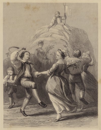 Harvest Dance (gravering) af English School