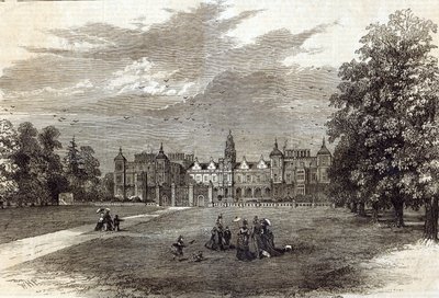 Hatfield House, the Seat of the Marquis of Salisbury, fra 