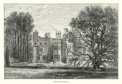 Hawarden Castle (gravering) af English School
