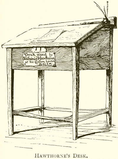Hawthornes Schreibtisch von English School