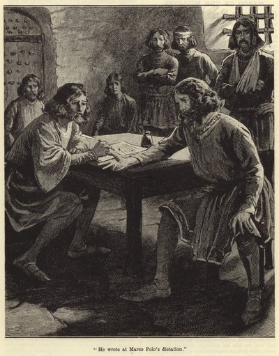 Er schrieb nach Marco Polos Diktat von English School