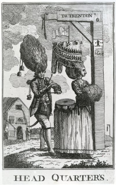 Hovedkvarteret, 1777 af English School