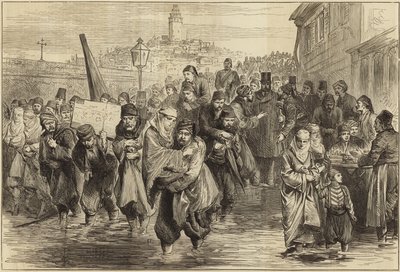 Kraftig regn i Konstantinopel af English School