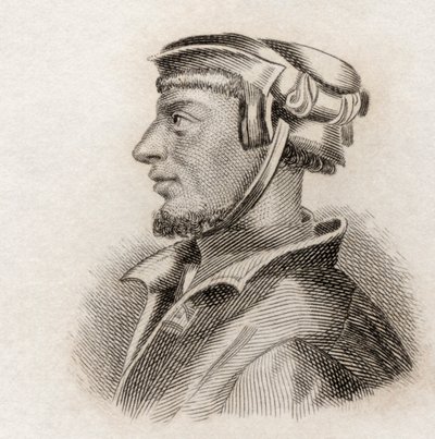 Heinrich Cornelius Agrippa von Nettesheim, 1825 (gravering) af English School
