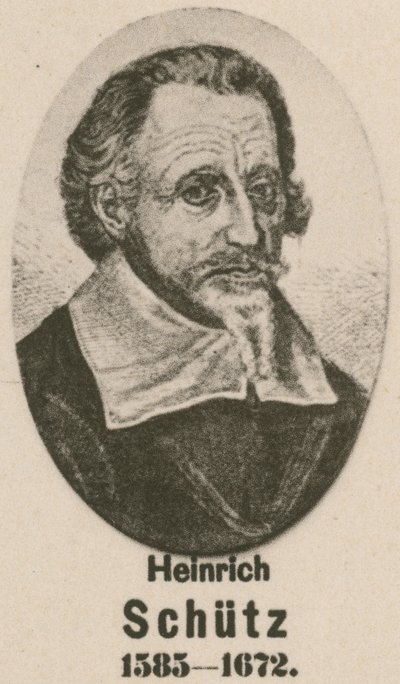 Heinrich Schutz (gravering) af English School