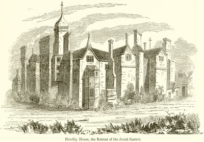 Hendlip House, tilbagetoget for jesuittens granat af English School