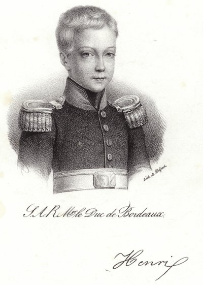 Henri af Artois af English School