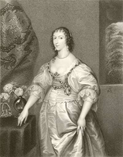 Henriette Maria af English School