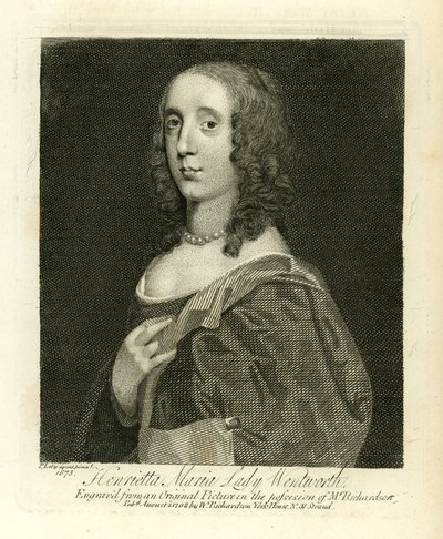 Henrietta Maria, Lady Wentworth af English School