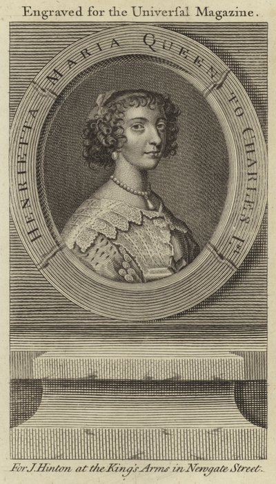 Henrietta Maria, dronning af Charles I af English School