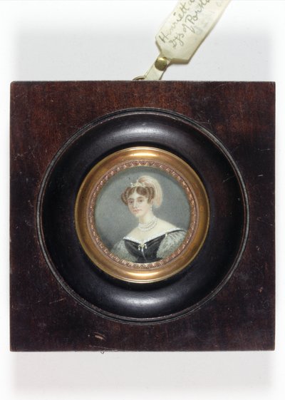 Henrietta Scott, Marchionesse af Titchfield, senere hertuginde af Portland (emalje) af English School