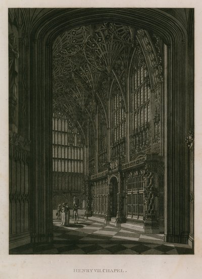 Henry 7th Chapel, Westminster Abbey, London af English School