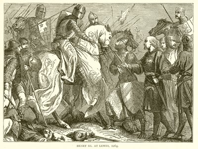 Henry III i Lewes, 1264 af English School