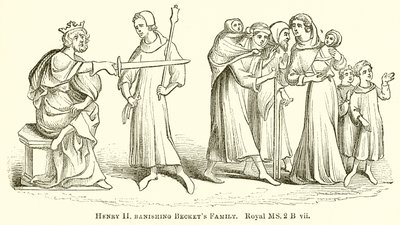 Henry II forviser Beckets-familien af English School