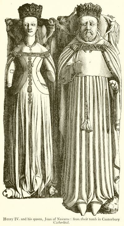 Henrik IV og hans dronning Jeanne af Navarra af English School