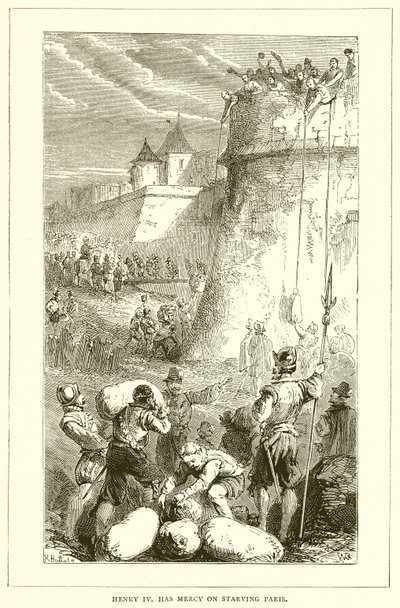 Henrik IV forbarmer sig over at udsulte Paris af English School