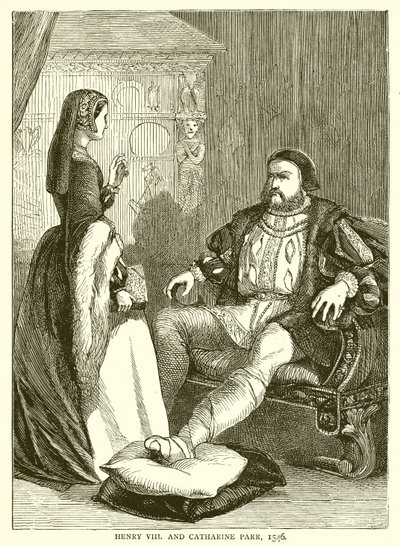 Henry VIII og Catharine Parr, 1546 af English School