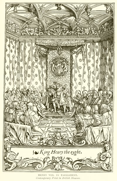 Henrik VIII i parlamentet af English School