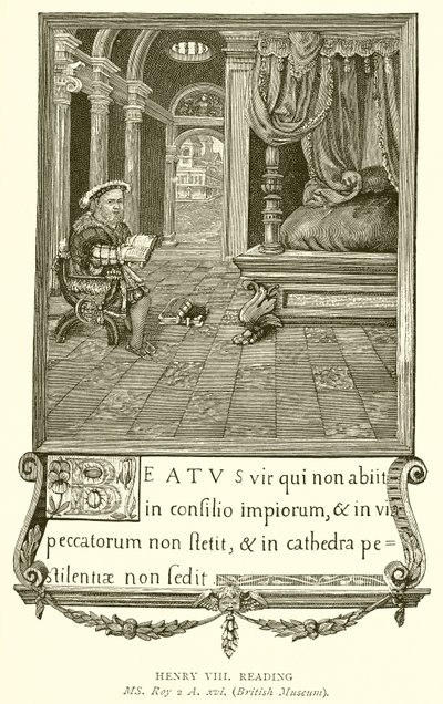 Henry VIII læser af English School
