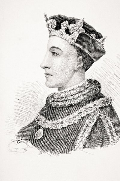 Henry V af England, illustration fra 