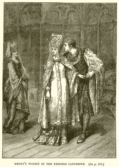 Henrys bejler til prinsesse Catherine af English School