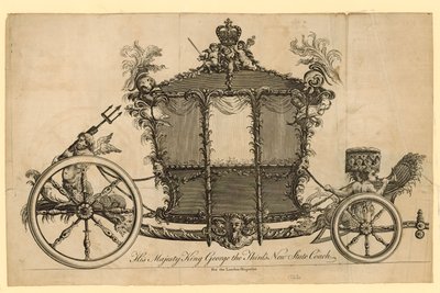Hendes Majestæt Kong George III Ny Statstræner af English School