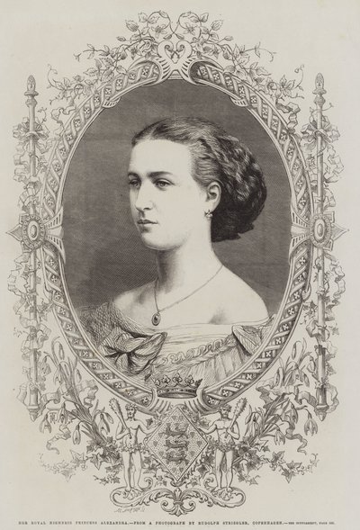 Hendes Kongelige Højhed Prinsesse Alexandra (gravering) af English School
