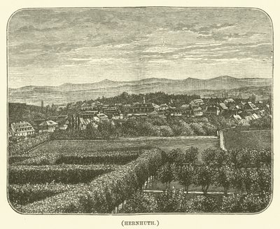 Hernhuth (Gravur) von English School