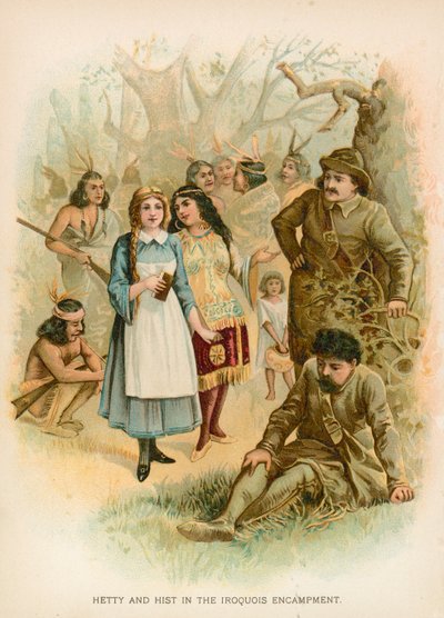 Hetty og Hist i Iroquois-lejren af English School