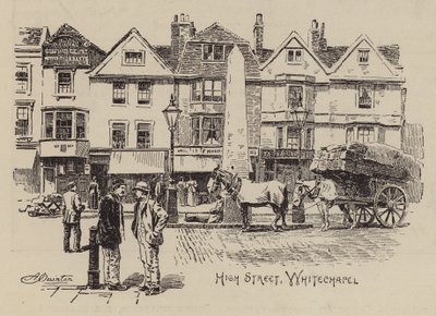 High Street, Whitechapel (Stich) von English School