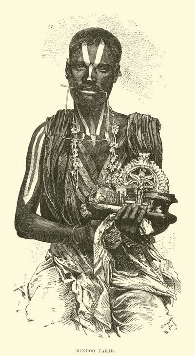 Hindoo Fakir  af English School