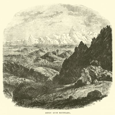 Hindu Kush Mountains  af English School