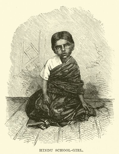Hindu skolepige af English School